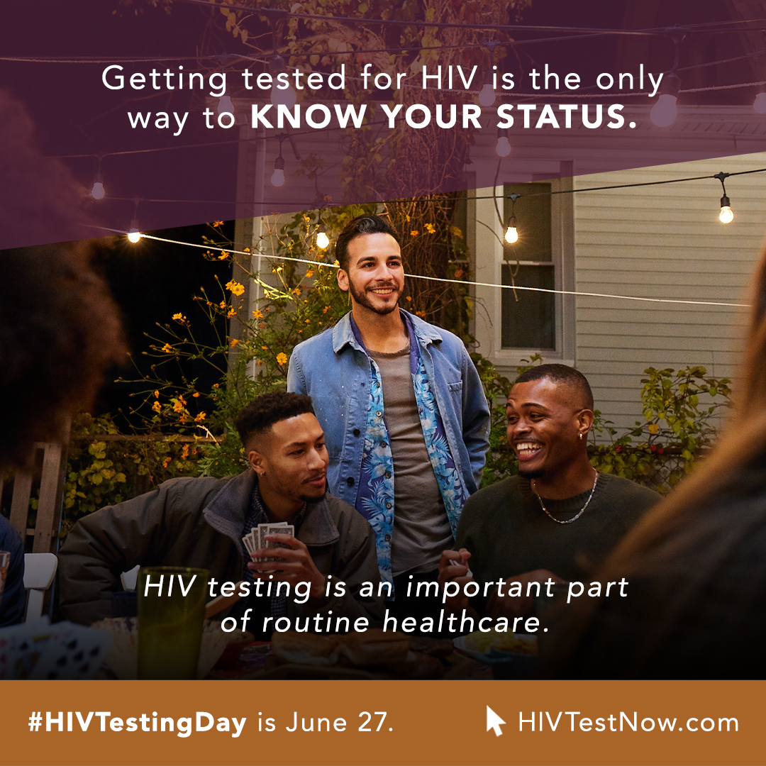Today we acknowledge the critical need for HIV testing